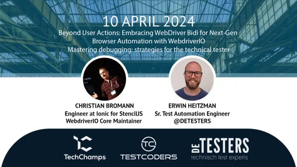 WebdriverIO Days at Technical Test Experts Nederland group