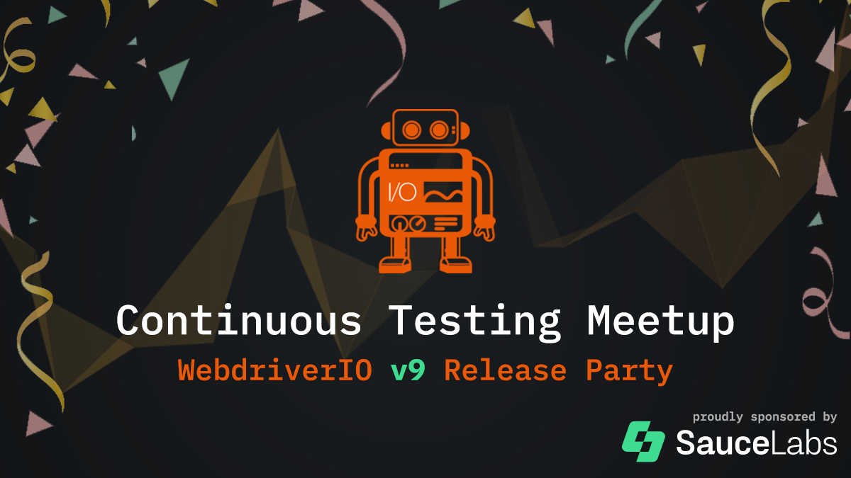 WebdriverIO v9 Release Party: Browser Automation's Future